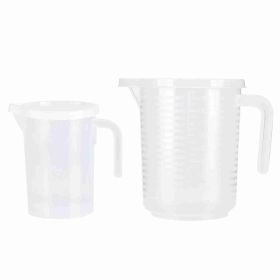 500ml/1000ml Clear Plastic Measuring Cups with Lid Kitchen Cooking Baking Accessaries 500ml