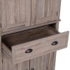 Farmhouse 6ft  Kitchen / Bathroom Storage Pantry Drawer Cabinet Wood Grain