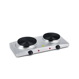 Dual Heating Infrared Portable Electric Countertop Burner