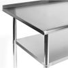 Heavy Duty Stainless Steel 48 x 30 inch Kitchen Restaurant Prep Work Table