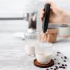 Home electric milk frother stirring handheld whisk portable whisk