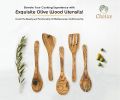 Olive Wood Kitchen Servers Set -5 pcs