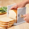 1pc Toast Cutter; Bread Slicer; Toast Layerer; Bread Cake Slicer; Foldable Adjustable Slicing Knife; Toast Tool