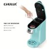 CHULUX Upgrade Single Serve Coffee Maker for K CUP, Mini Coffee Maker Single Cup 5-12oz Coffee Brewer, 3 in 1 Coffee Machine for K Cups Pod Capsule Gr