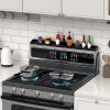 Magnetic Stove Top Shelf Silicone Over Stove Spice Rack Non-Slip Kitchen Oven Shelf Organizer for Kitchen Stove