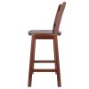 Fina Swivel Seat Counter Stool; Walnut