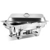 9 Quart 2 Packs Chafing Dish Chafer Dishes Buffet Set Stainless Steel Rectangular Chafing Dish Set