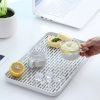 1pc Double Layer Drainer Tray; Dish Drying Rack; Cup Storage Tray; Fruit Vegetable Water Drain Rack; Kitchen Gadgets