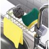 Faucet Kitchen Sink Caddy Organizer, Stainless Steel Detachable Hanging Faucet Drain Rack